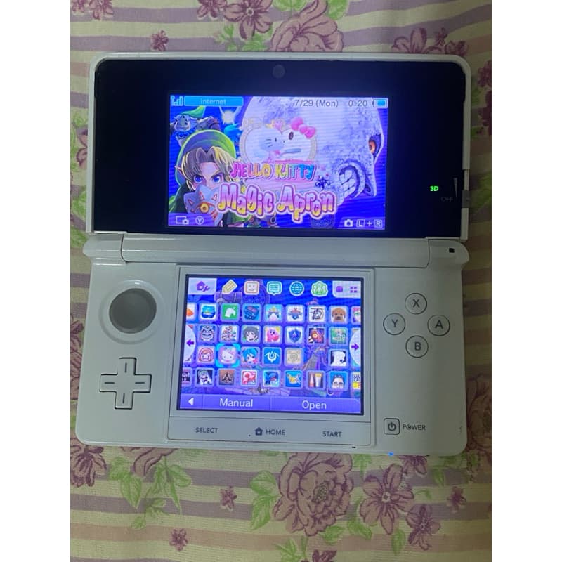 NINTENDO 3DS BRANCO JAPONES