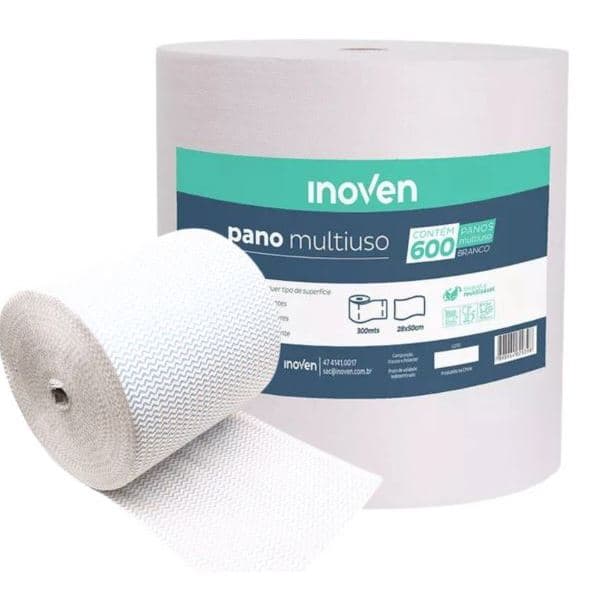 Rolo Multiuso Perfex 20x40cm 240m 600 folhas Inoven/Medix