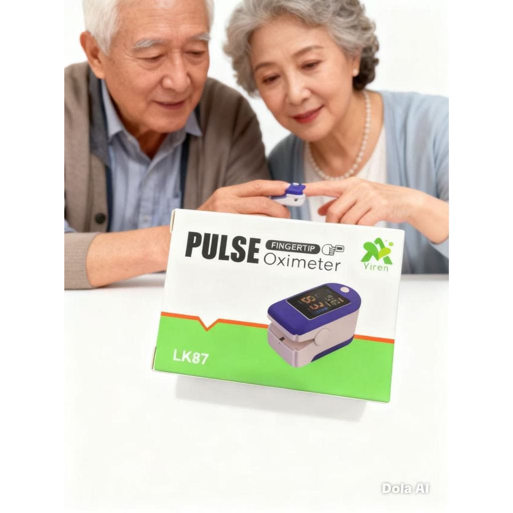 Oxímetro de Pulso Portátil com Clipe de Dedo para Monitoramento Doméstico de Saturação de Oxigênio no Sangue