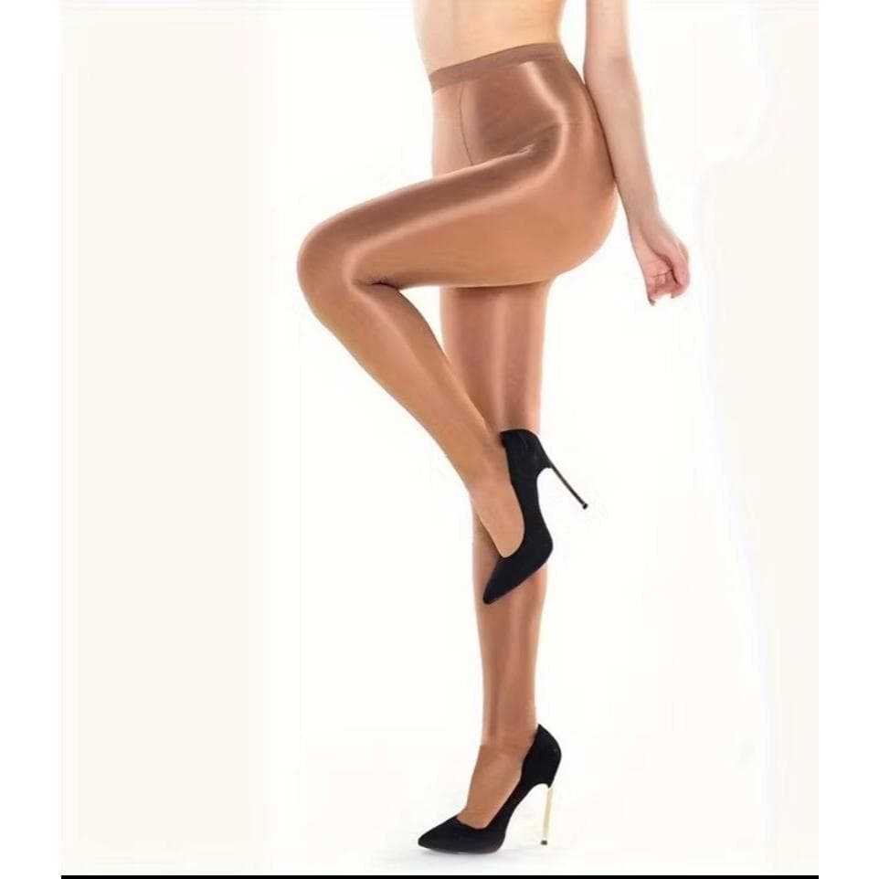 Meia Calça Feminina 70D Elástica Modeladora Corpo Perfeito Cintura Alta Confortável