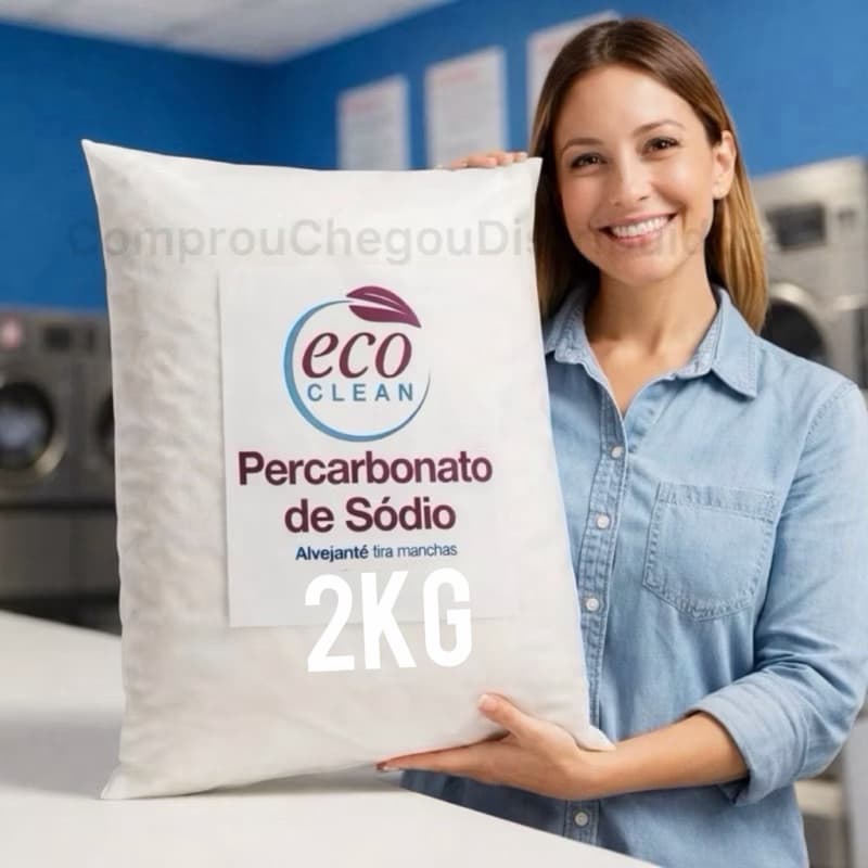 Percarbonato 100% Puro Eco Clean limpeza geral clareador de roupas Premium Original 500g/1kg/2kg