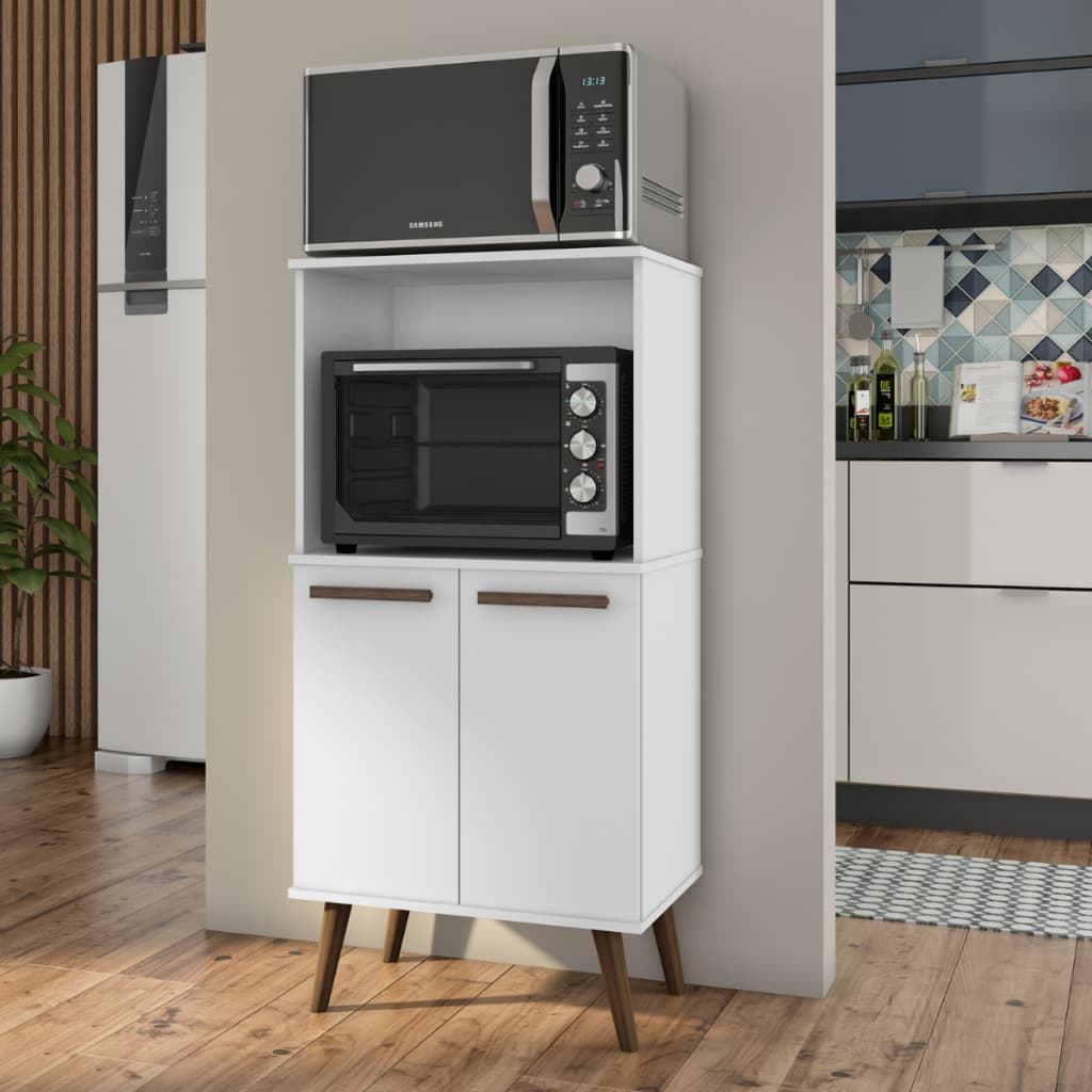 Armario Multiuso para Microondas e Forno e com 02 Portas Lisboa