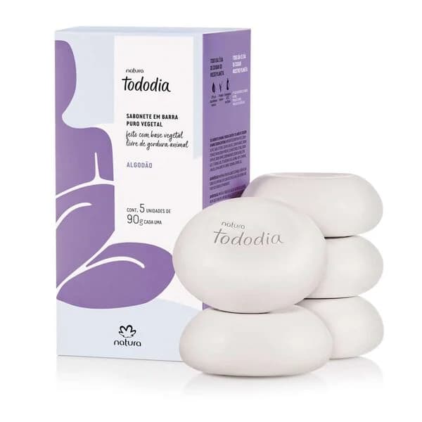 Sabonete Algodão Natura Tododia (5Unidades)