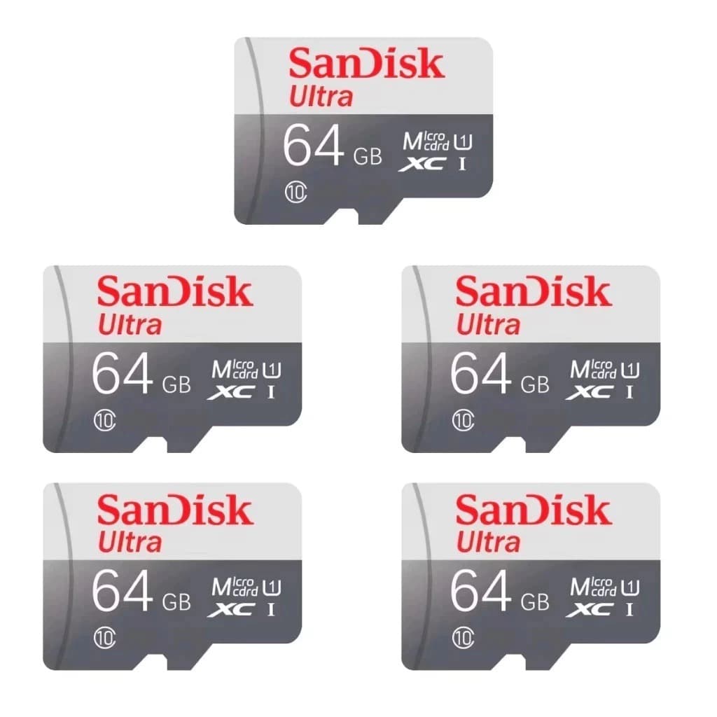 5 Cartões de Memoria 64GB/128GB/256GB/512GB Ultra classe Câmera de Segurança e Celular