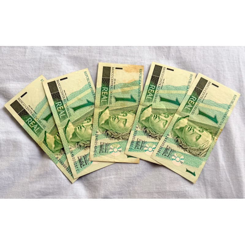 (ULTIMAS) CÉDULA DE 1 REAL ORIGINAIS