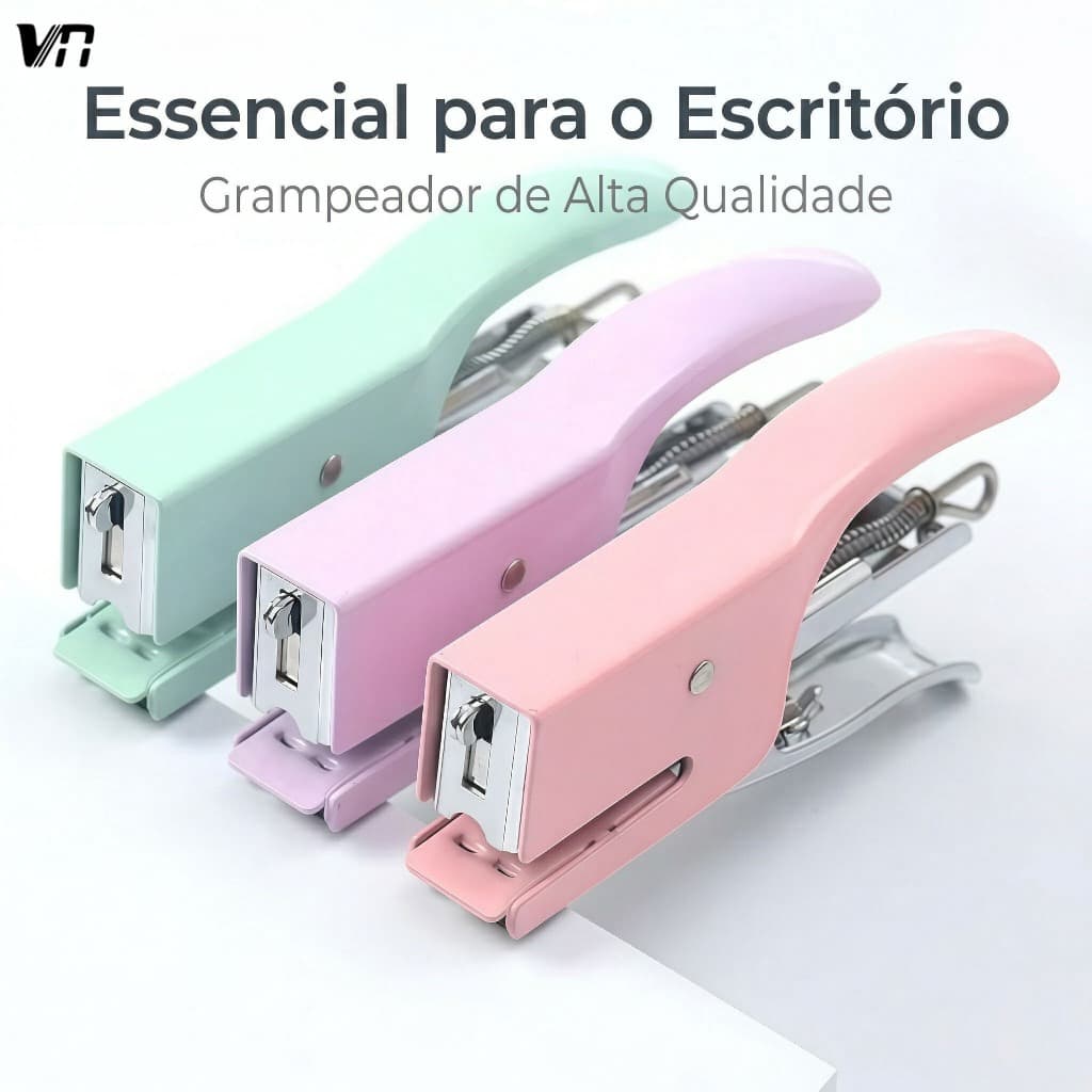 Grampeador Alicate Profissional Reforçado em Aço Grampeador de Papel de Mão
