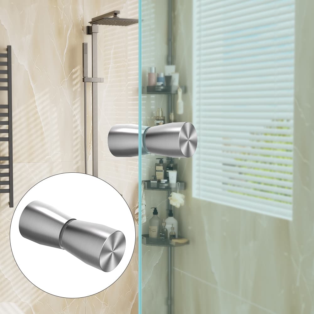 Kit Puxador de Porta Inox para Banheiro Puxadores Quarto Porta e Armário À prova d'água Puxador De Gaveta