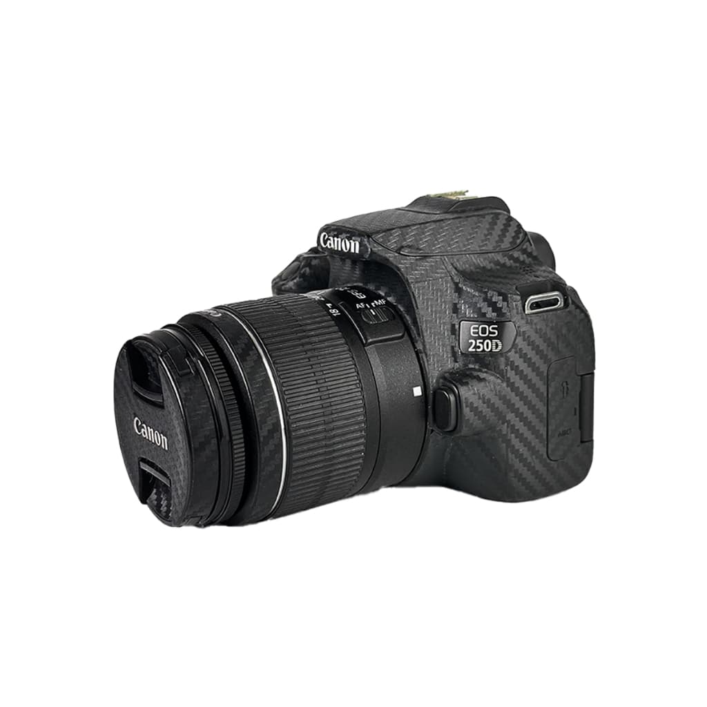 Câmera Canon EOS 250D + Lente 18-55mm III C/ Skin Seminova