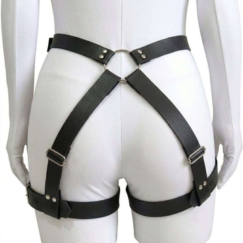 Harness Heavy Plus Size Reforçado Ajustável - Opção Com ou Sem Braceletes Premium