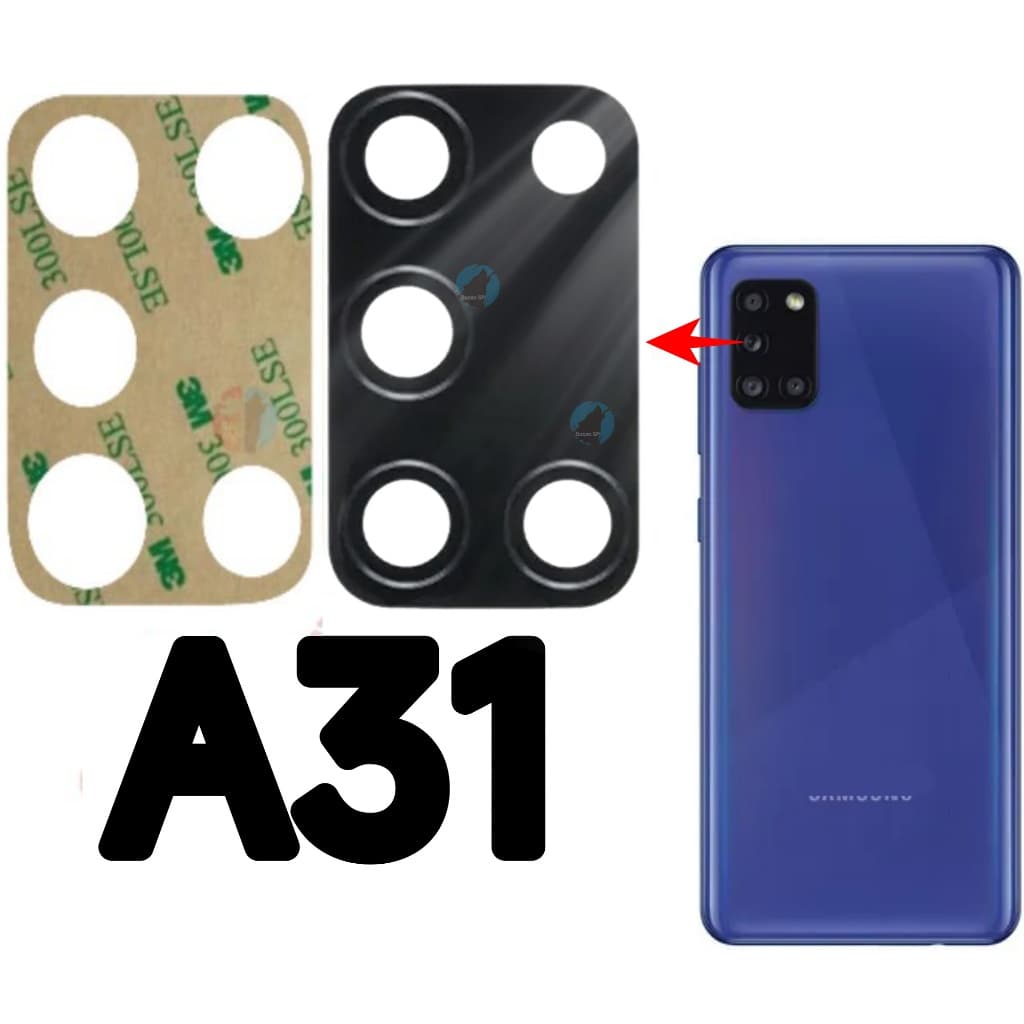 Lente Vidro Câmera Traseira Para Galaxy A31 Vidrinho Traseiro