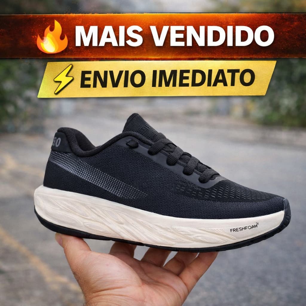 Tênis Fresh Ultra Confortável Leve Macio e Estiloso Masculino Feminino - Perfeito para Corrida