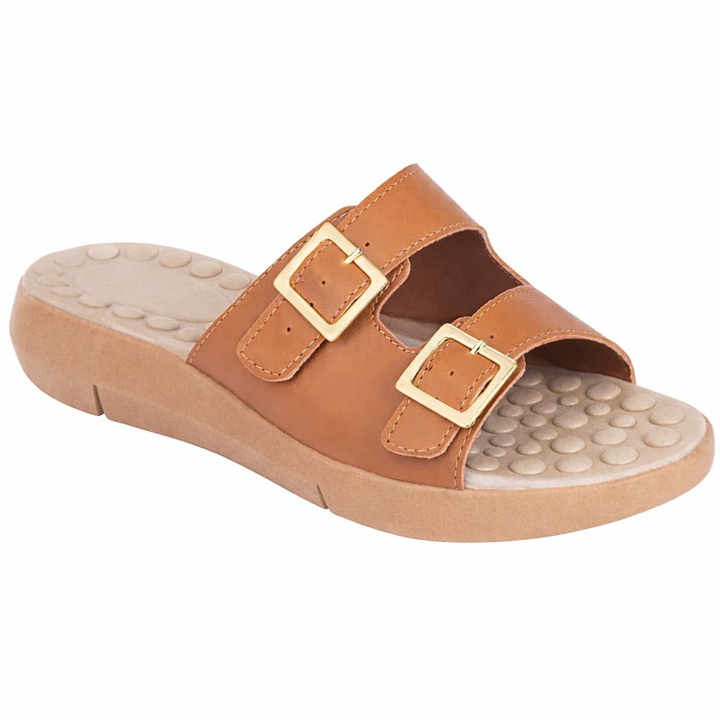 Sandalia Ortopedica Esporão Facite Plantar Chinelo Feminino Má Circulação Alivio das Dores nos Pés