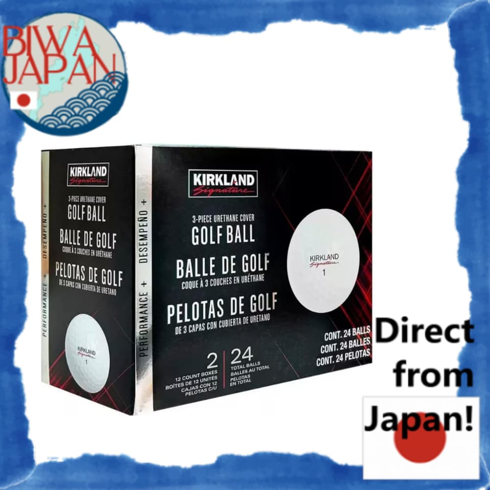 Direto do Japã'kirkland Signature Performance Plus V3.0 Capa De Uretano De 3 Peças Bolas De Golfe # 1654518 , 24 (2 Dúzias)