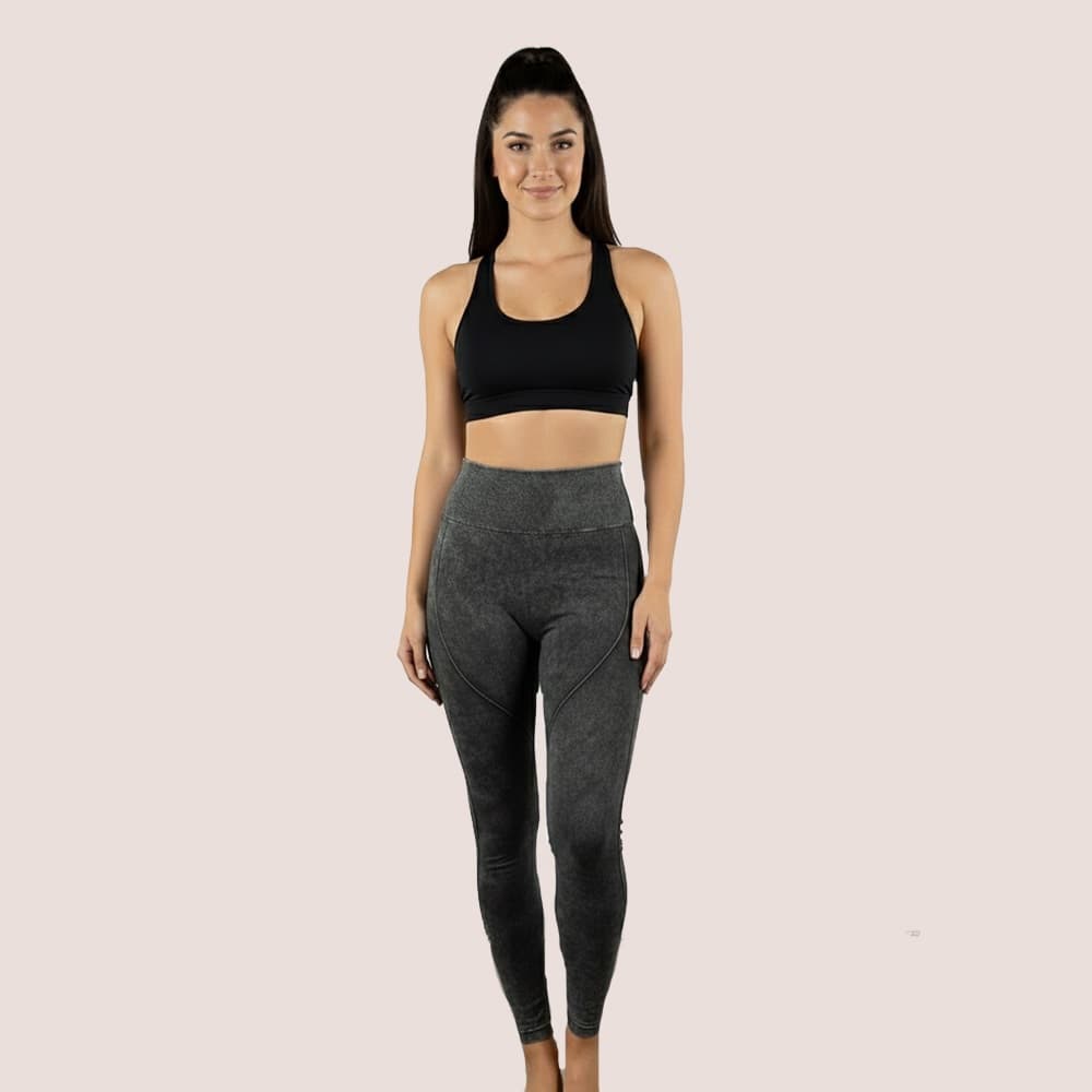 Calça Ajuste Legging Cintura Alta Cós Alto Silicone Ventilação E Liberdade De Movimento