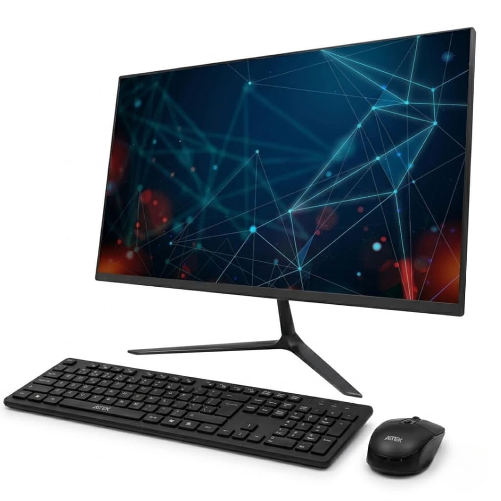 Computador All In One 21.5" i3 Full HD 4GB RAM SSD 128GB WiFi HDMI USB com Teclado e Mouse Sem Fio