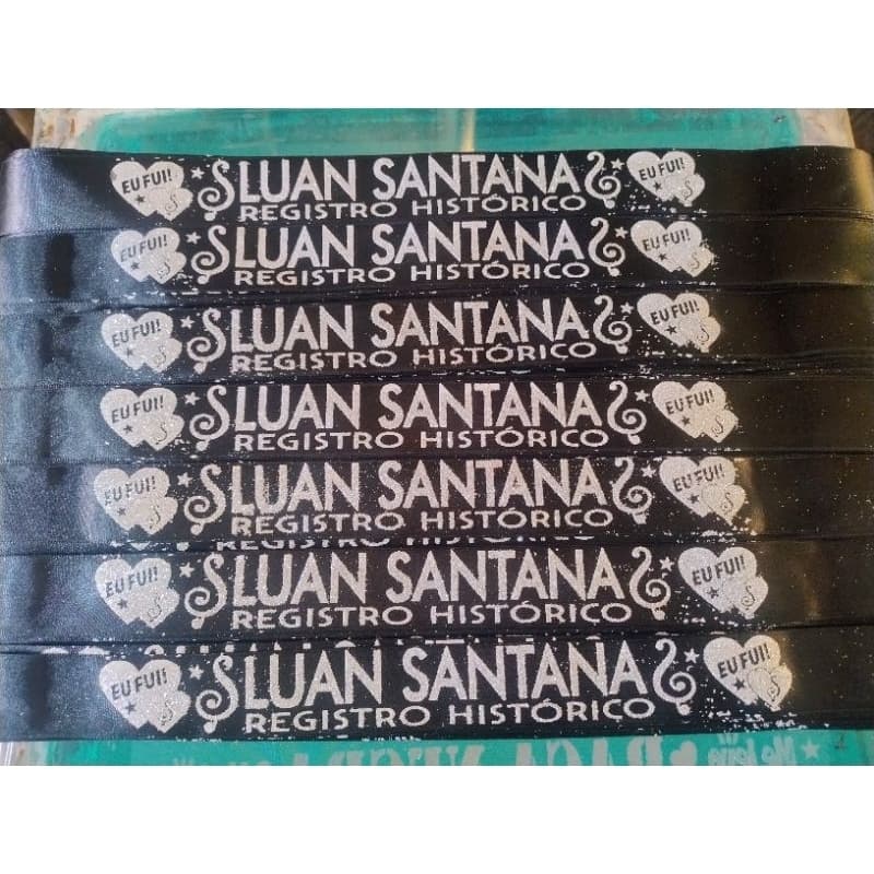 Kit 40 Headband faixa de cabeça Luan Santana registro histórico