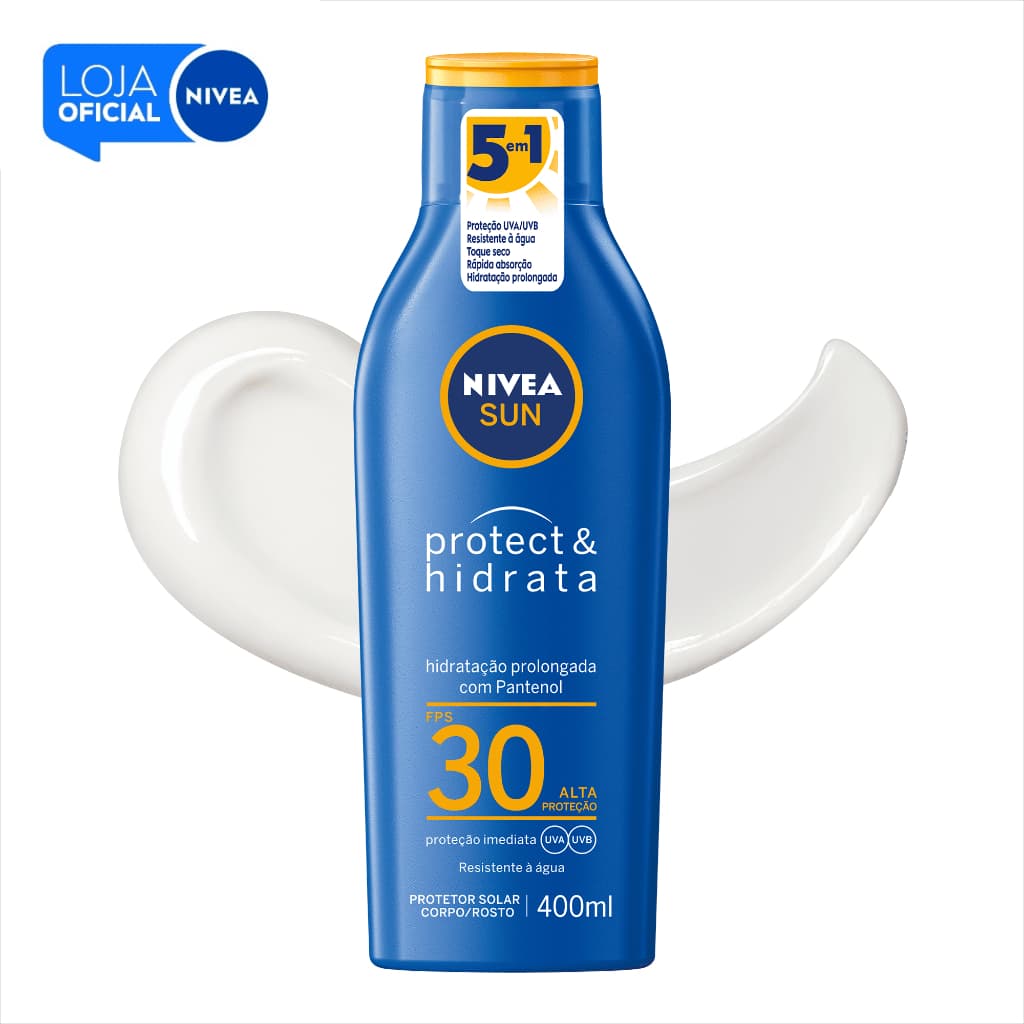 NIVEA SUN Protetor Solar Protect & Hidrata FPS 30 400ml BBB 26