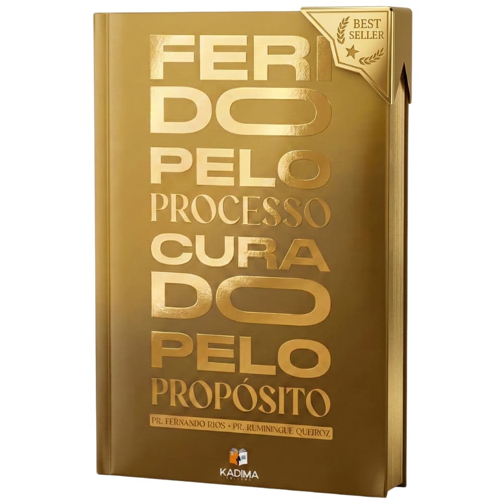 Best Seller - Livro Ferido pelo Processo Curado Pelo Propósito - 332 Paginas