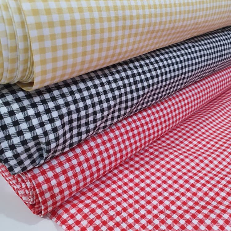 Tecido Tricoline Xadrez 1,50 Largura 100% Algodão