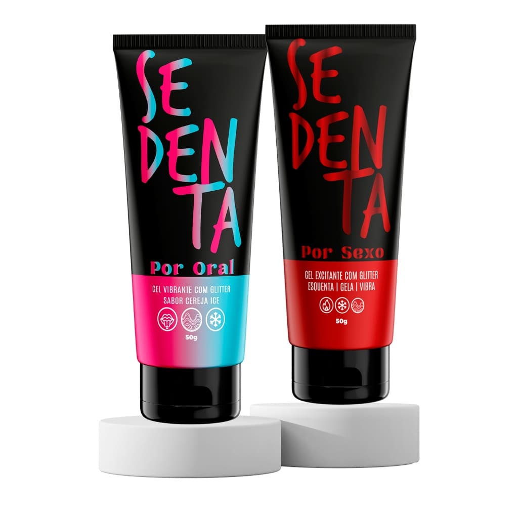 Kit Gel Sedenta Vibrante Jambu Hot Ice Adstringente Beijável 50g Produtos Pepper Blend Sex Shop