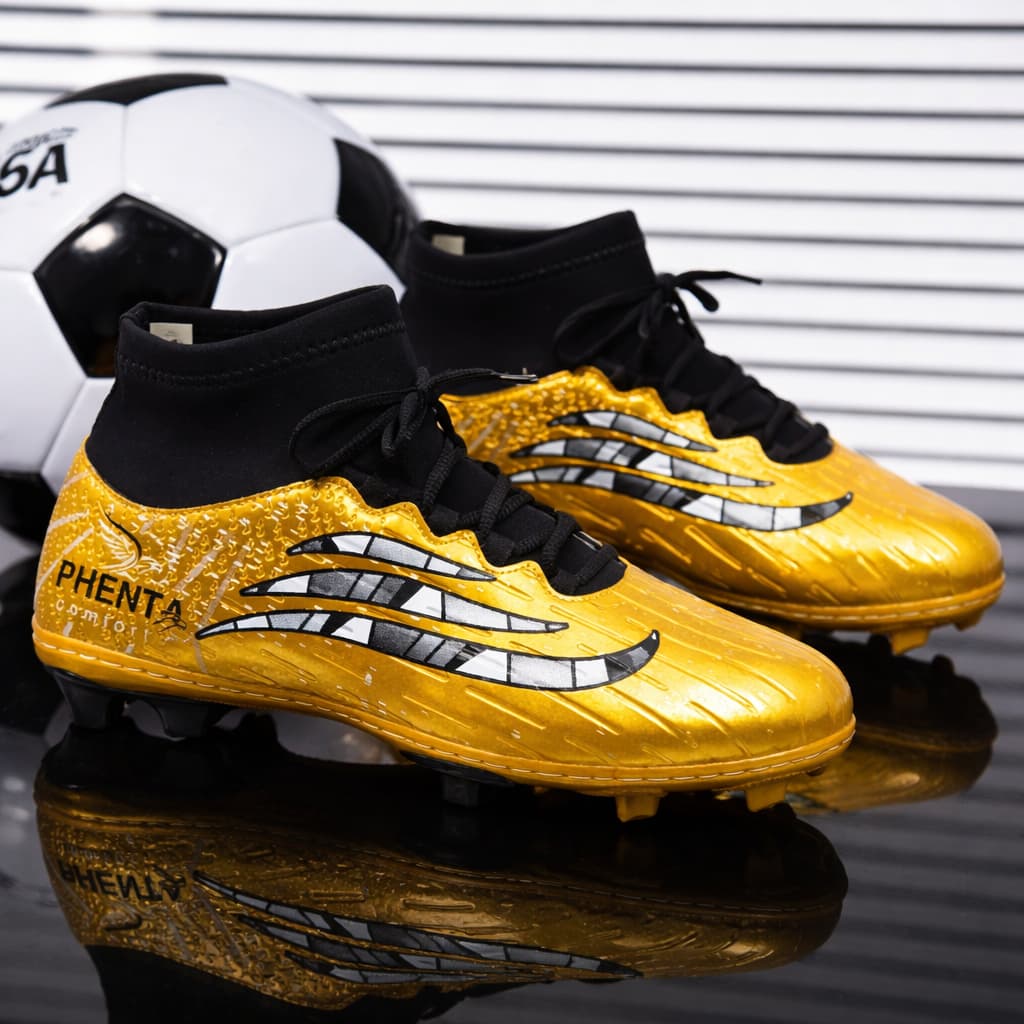 Chuteira Infantil Campo Solado Costurado Super Leve e Confortável