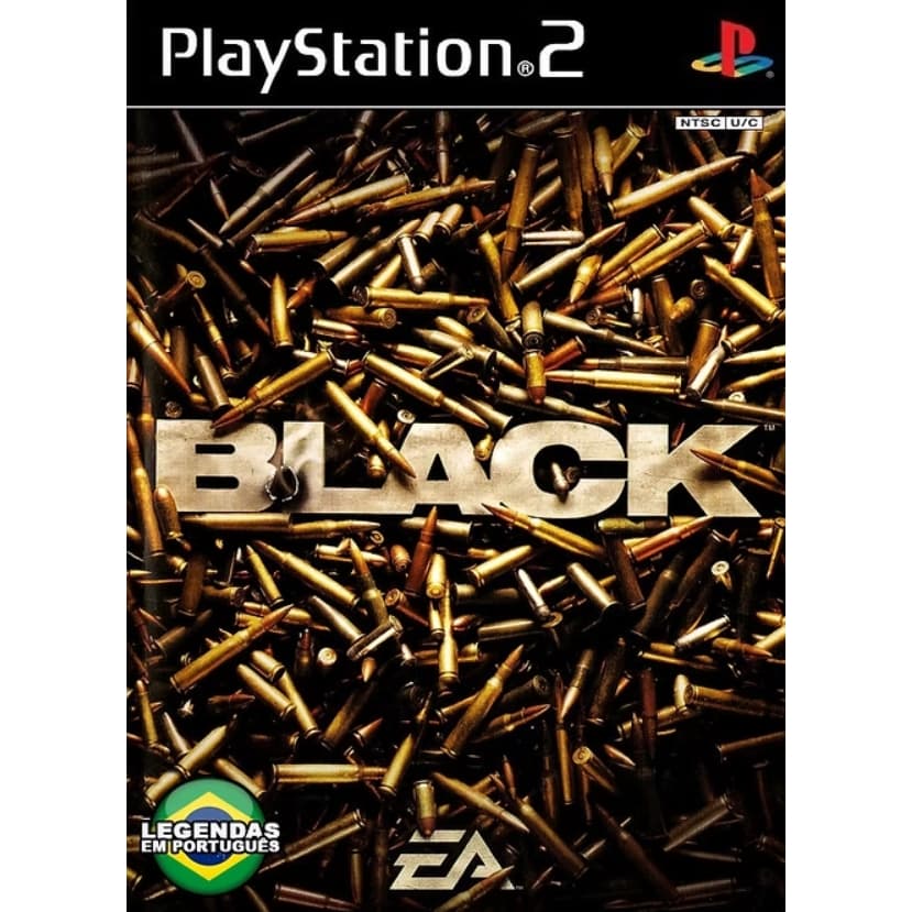 🔥Black em PT BR PS2 DVD – Traduzido em Português – Jogo de Tiro Classico PS2 - PlayStation 2 Desbloqueado
