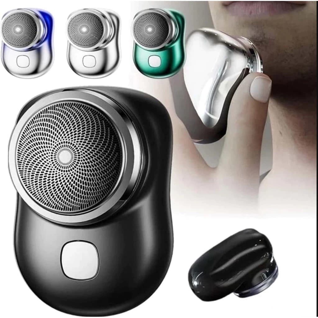 Mini Barbeador Elétrico Portátil Recarregável USB