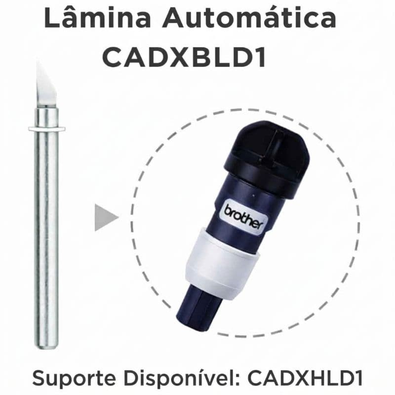Lâmina de Corte Automática CADXBLD1 Preta p/ Brother SDX85 SDX125 SDX225