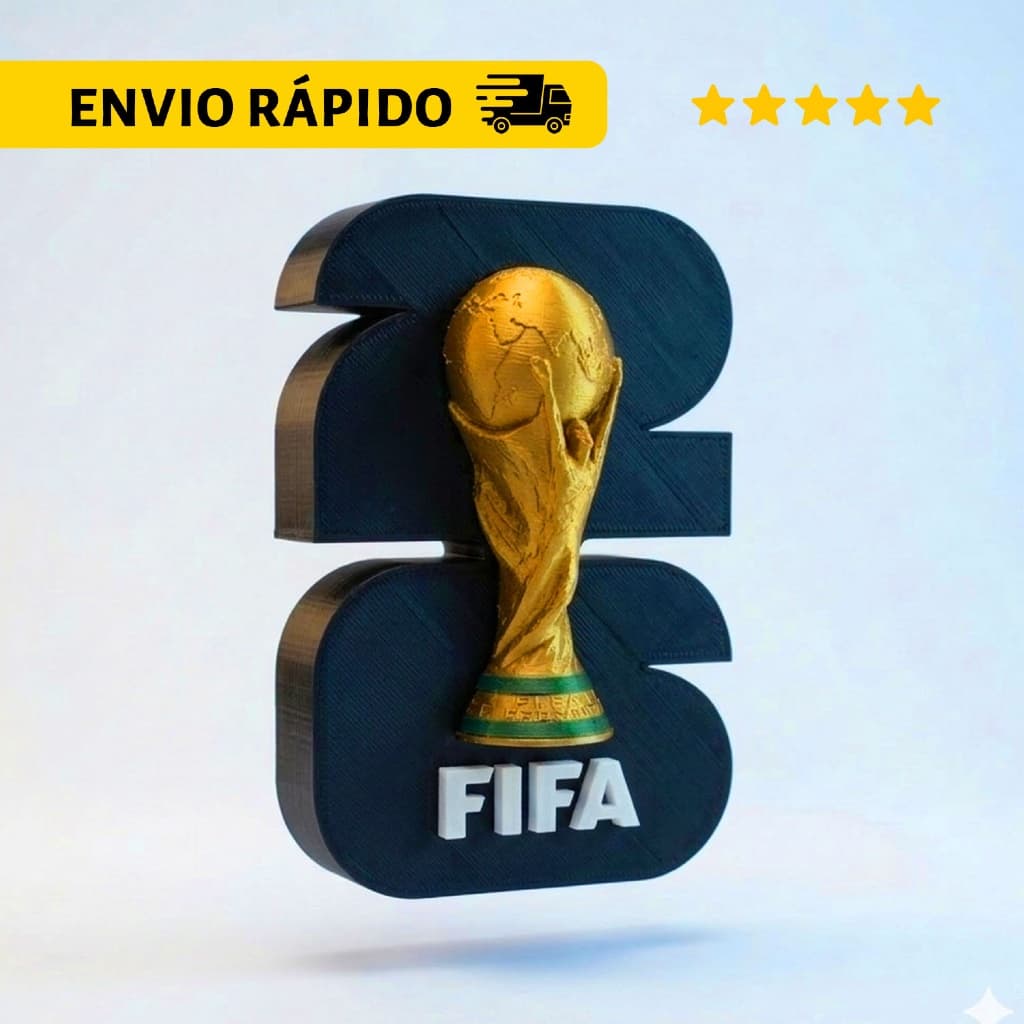 Troféu FIFA 2026 Decoração Copa do Mundo Futebol World Cup Mundial