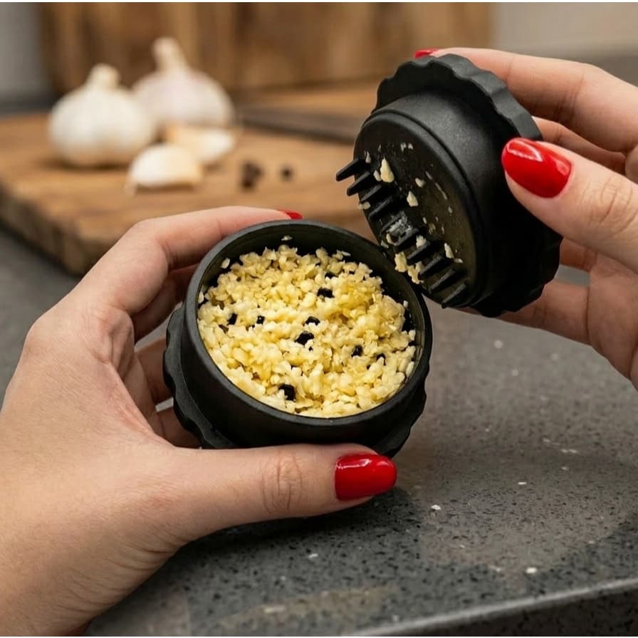 Triturador De Alho Manual Super Resistente Processador De Alho Tempero Prático Kit 1 a 20 Unidades Atacado E Varejo