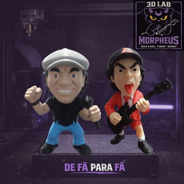 Morpheus PopCrafters Duo Rock Tribute Impressão 3D