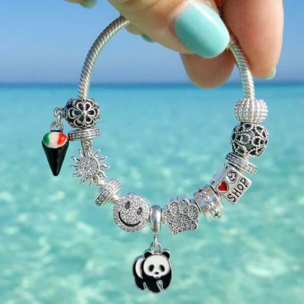 Berloques Diversos Banhados a Prata 925 | Flores, Personagens e Variados