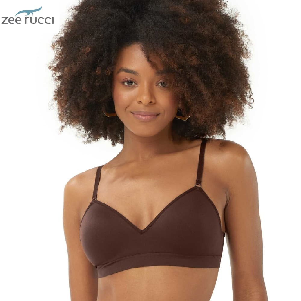 Sutiã Comfort Com Bojo Sem Costura com Alças Reguláveis Poliamida Zee Rucci