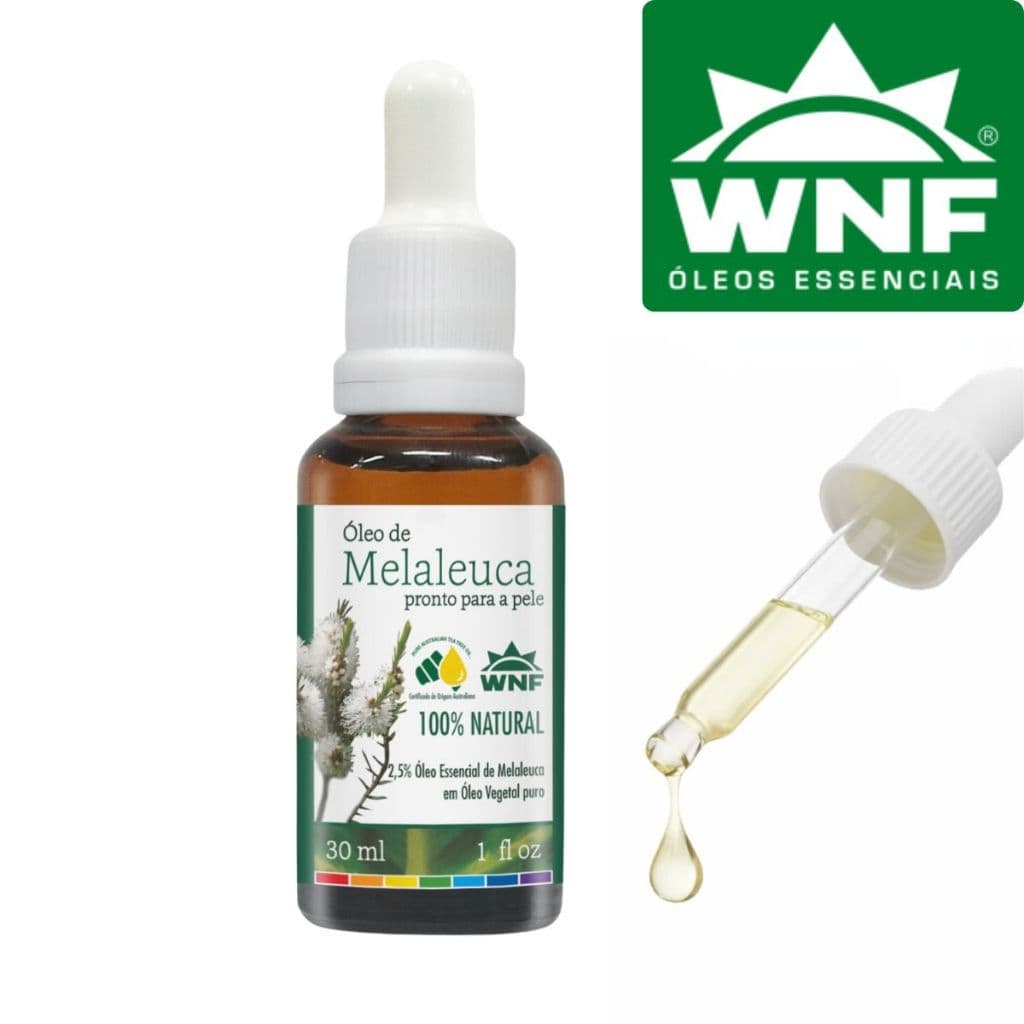 Oleo de Melaleuca para Acne Pele Oleosa Unha Caspa WNF 30ml