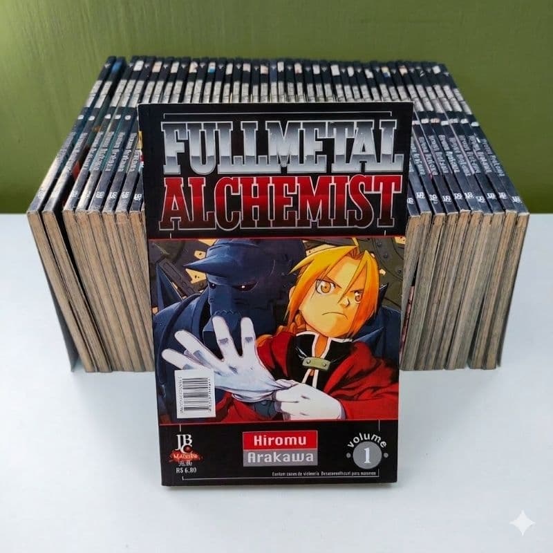 Mangá Fullmetal Alchemist Edição Antiga - Editora JBC - Venda Avulsas dos Volumes 1 à 38, 41 e 46