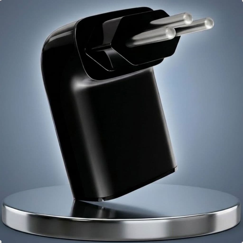 Protetor De Surto Clamper iClamper Pocket Fit Preto 3 Pinos Filtro Linha DPS Anti Raio Bivolt 10A