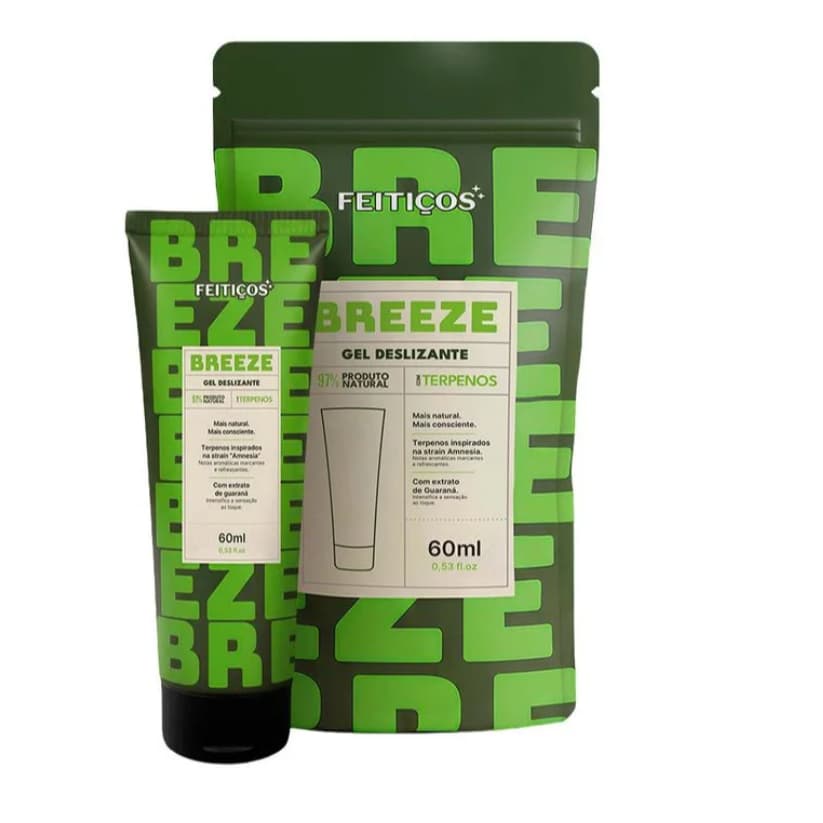Breeze Gel Deslizante Com Terpenos 60Ml Feitiços