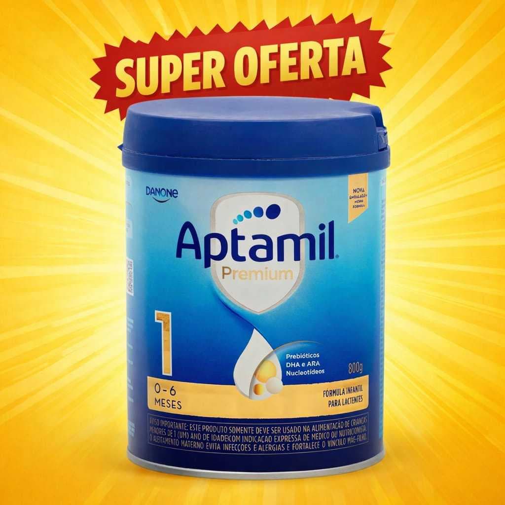 Formula Infantil Em Po Danone Aptamil Premium 1 - 800g
