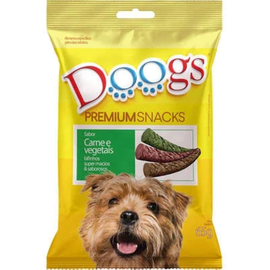 Doogs Premium Snacks para Cães Petisco Natural Saboroso para Treino Recompensa Saúde Bucal