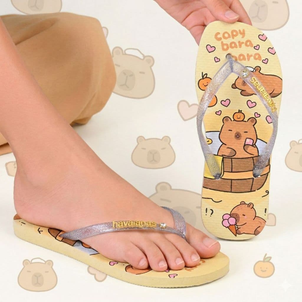 Sandália Chinelo Adulto e Infantil Feminino Personalizado Estilo Conforto E Qualidade Promoçao.