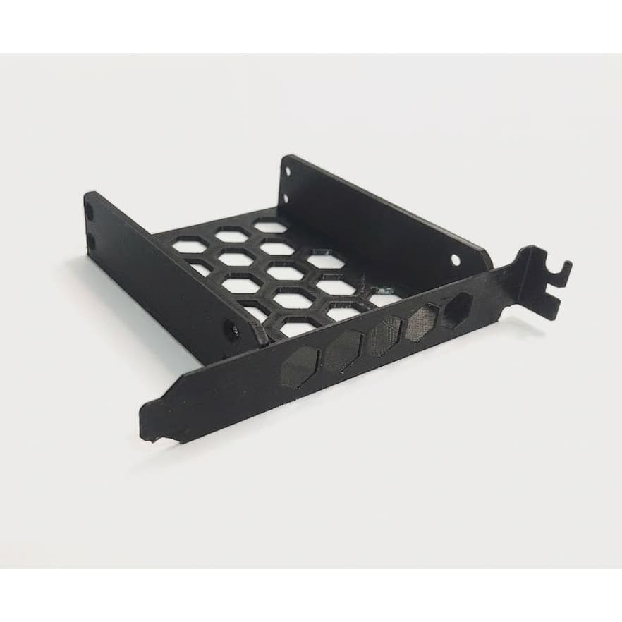 Suporte Rack horizontal pci express até 2 HDs ou SSDs 2.5 Caddy preto ou branco