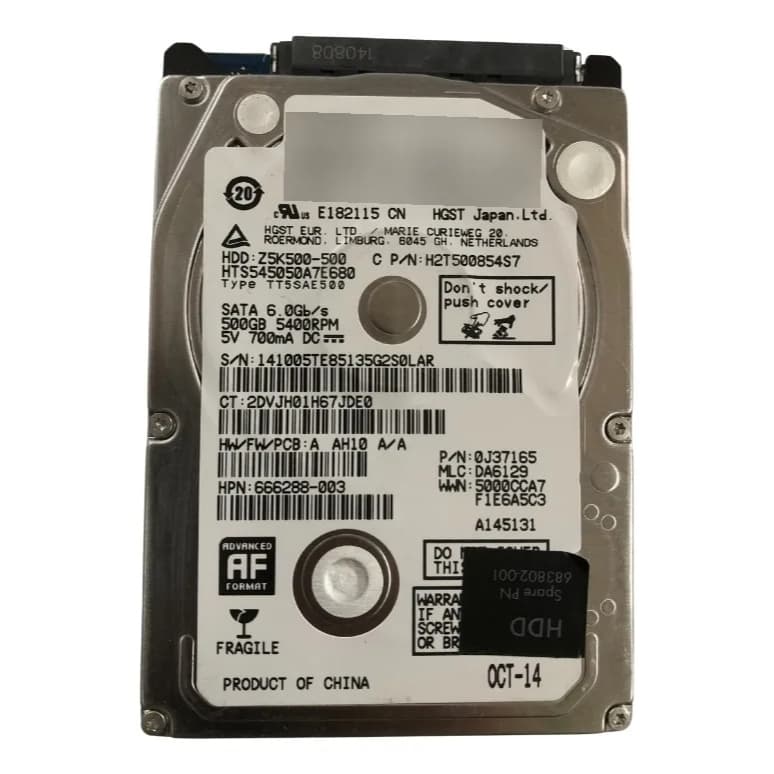 Hd Hitachi Hts545050a7e680 500gb 2.5