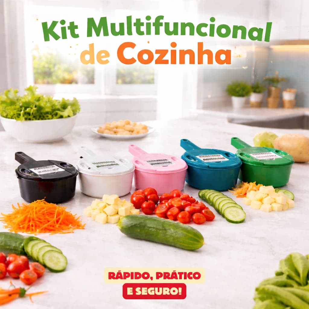 RALADOR DESCASCADOR CORTADOR FATIADOR DE LEGUMES VEGETAIS ALIMENTOS FRUTAS MULTIFUNCIONAL 12 EM 1