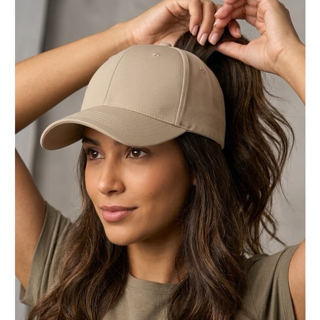 Boné de Curva Beisebol Feminino com Abertura para Cabelo - Ideal para Academia e Corrida