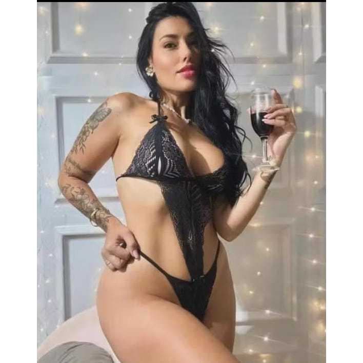 Body Apressadinha Rendado Sensual Sem Bojo Sexy Bory Lingerie