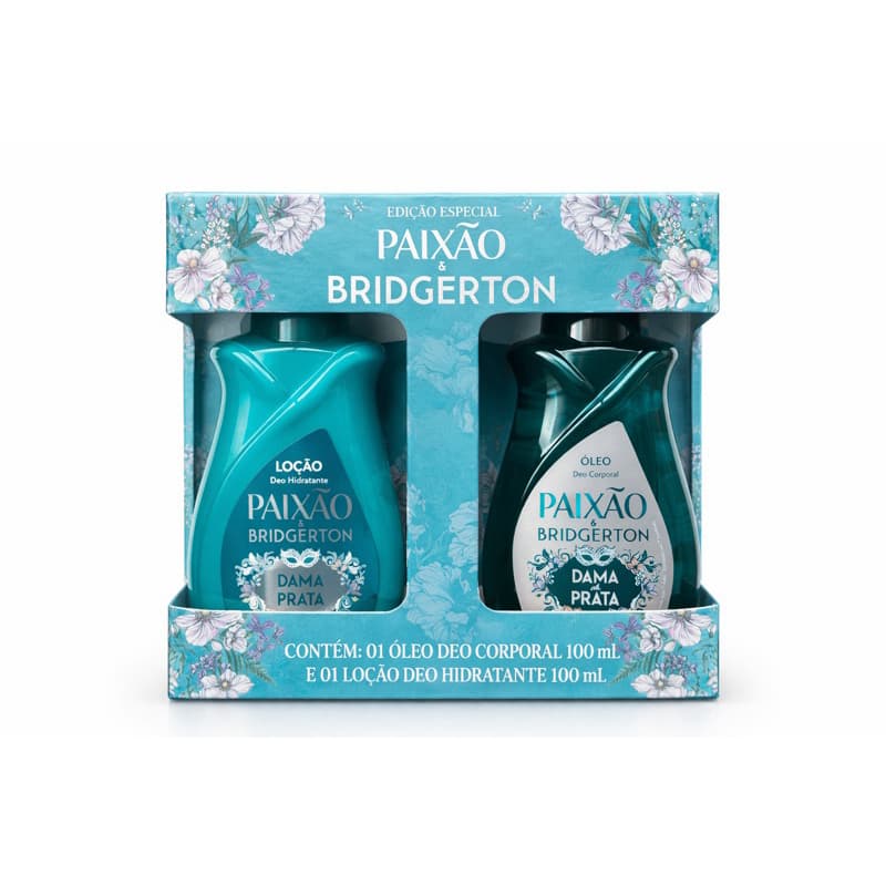 Kit Paixão Dama da Prata  Hidratante 100ml + Óleo Corporal 100ml