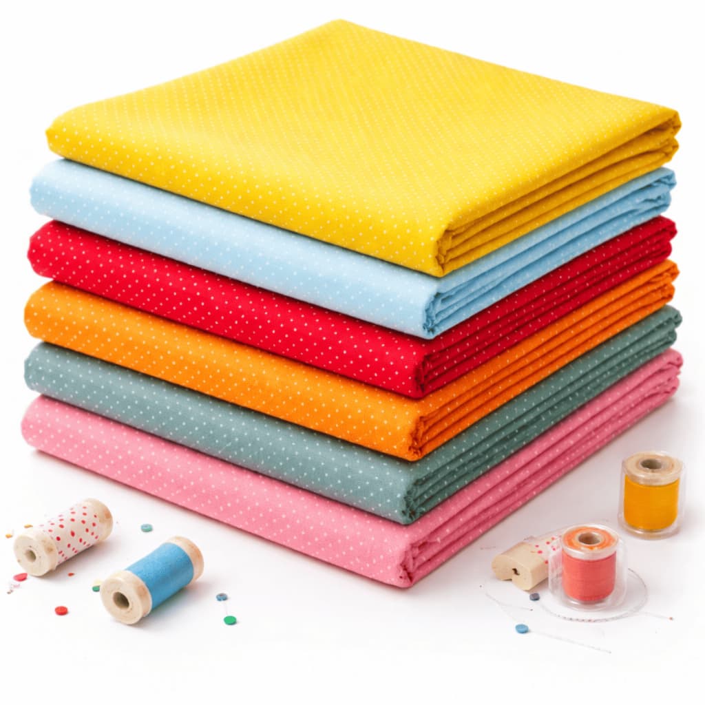 Tecido Tricoline Poá Peripan PREMIUM 1mt x 1,50mt Vestuário Moda Decoração