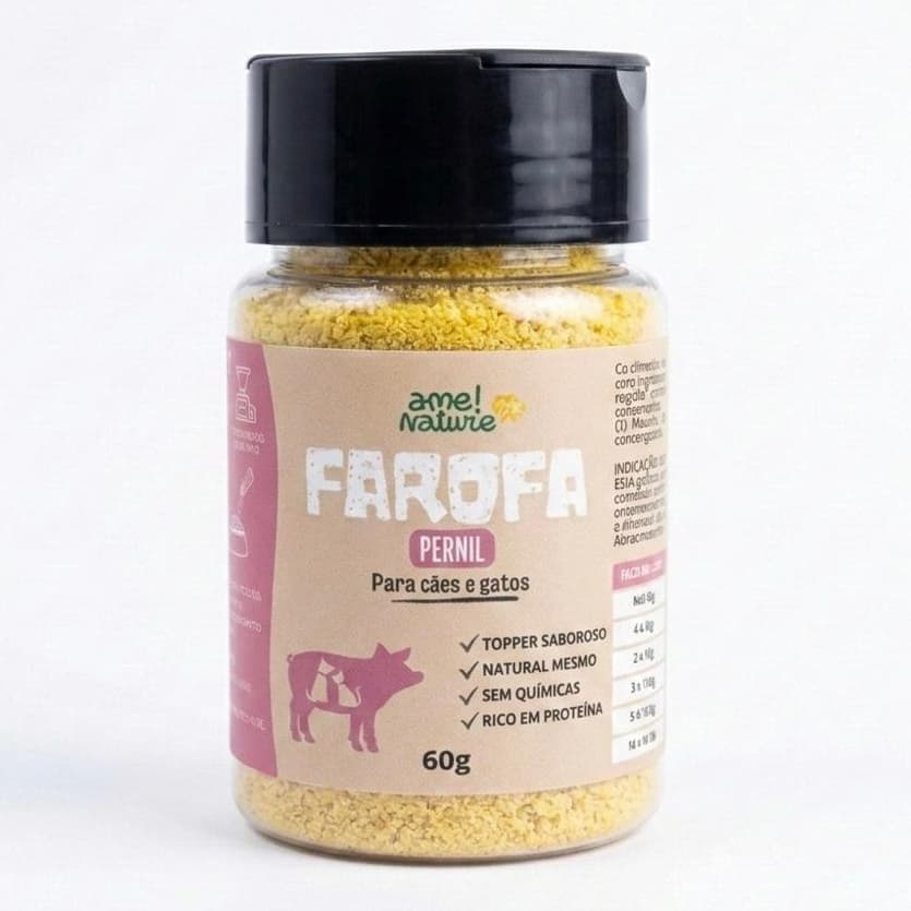 Saborizante de ração Pet para cães e gatos 100% Natural sabor Pernil Suíno com 60 gramas