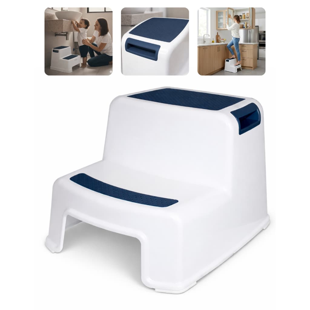 Escadinha Infantil Clingo Portátil Antiderrapante Banquinho Seguro para Crianças Ajuda na Pia e Banheiro
