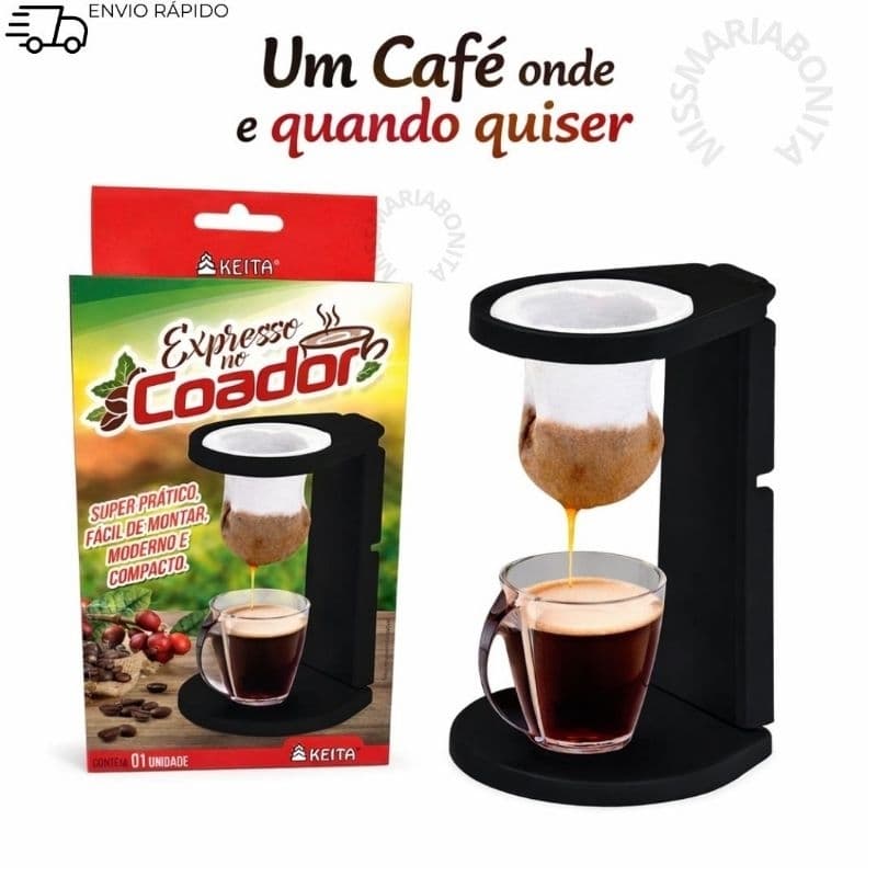 Coador Mini De Café Suporte Dobrável Individual Expresso Keita-MMB